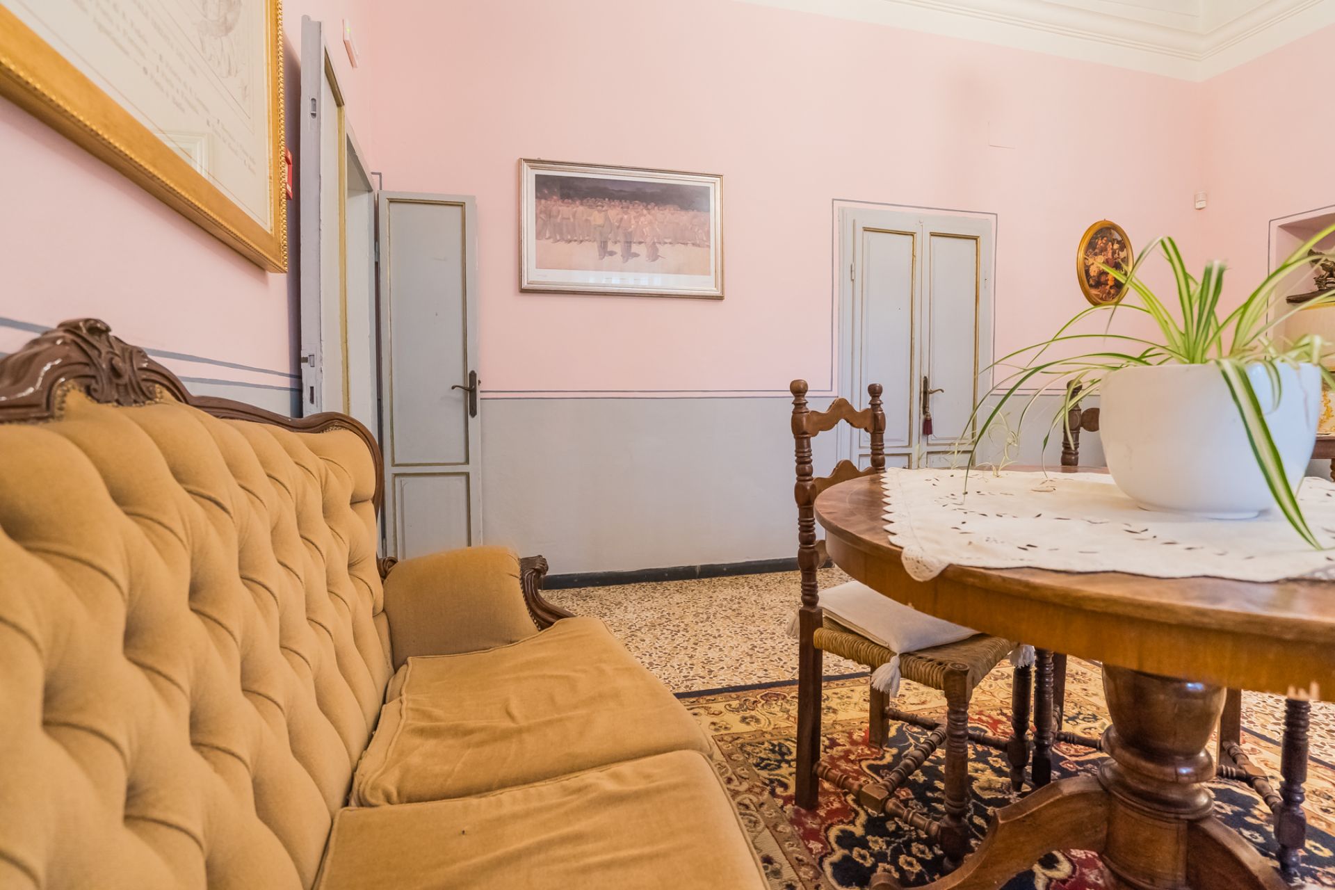 Hallway room furnished in style