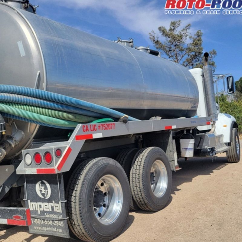 Roto-Rooter Tanker Truck - Apple Valley, CA - Roto-Rooter Plumbers and Septic Service