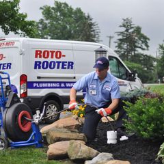 Man in Front of a Roto-Rooter Van - Apple Valley, CA - Roto-Rooter Plumbers and Septic Service