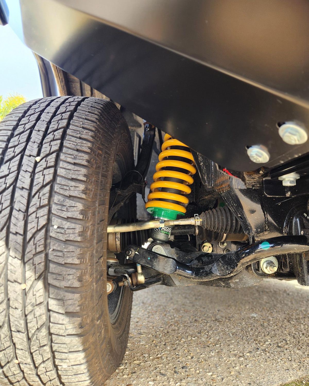 Close-Up Of A Vehicle's Front Suspension — TJM Albury Pty Ltd in South Albury, NSW