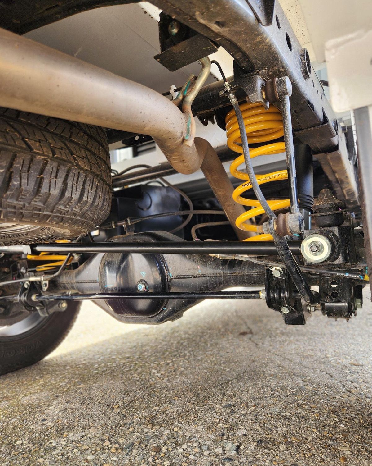 Undercarriage Of A Vehicle Showing Suspension — TJM Albury Pty Ltd in South Albury, NSW