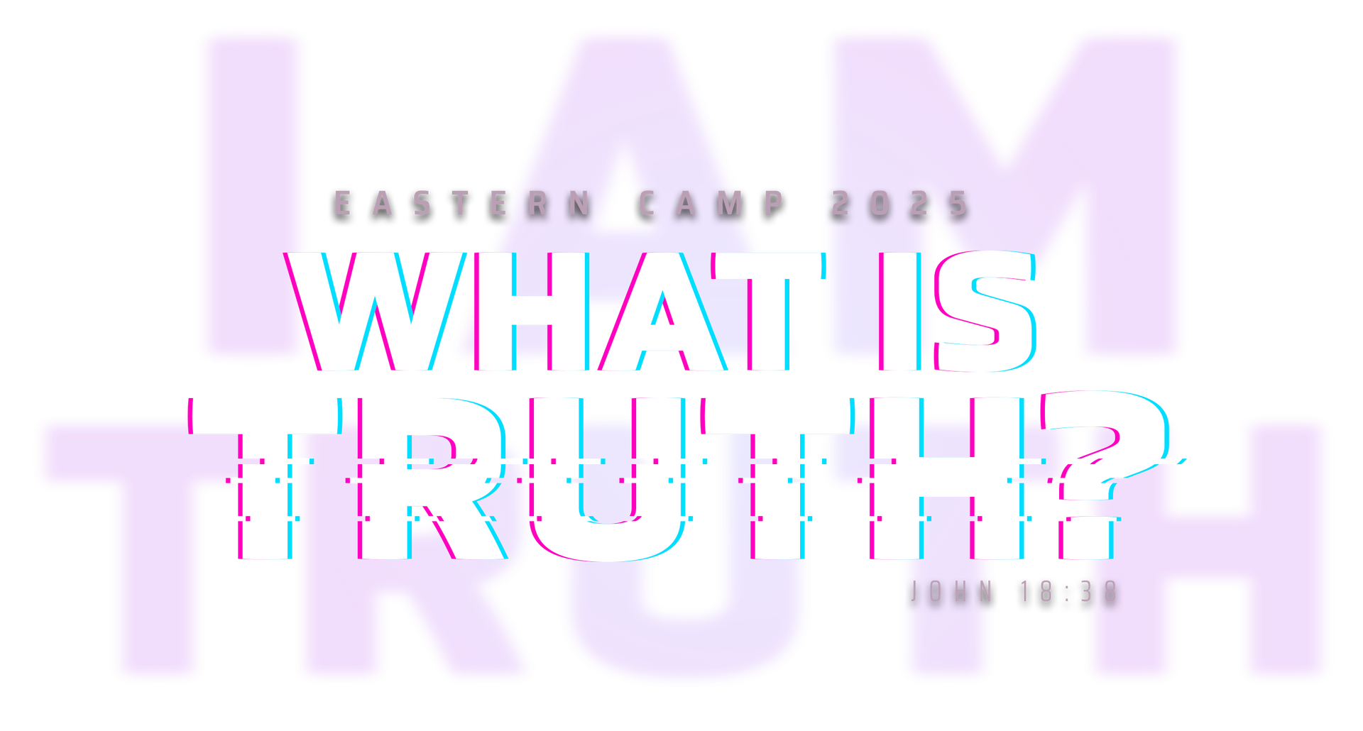 The words `` what is truth '' are written in purple letters on a white background.