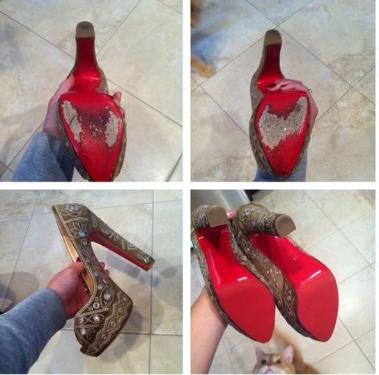 can red bottoms be repaired