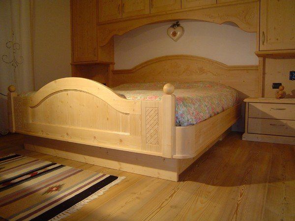 struttura del letto in legno