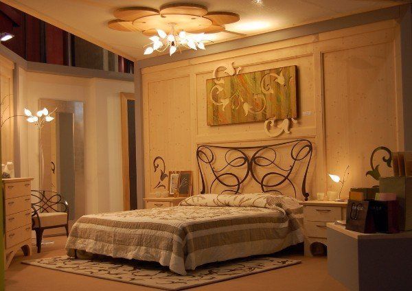 testiera letto in ferro battuto