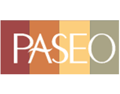 The word paseo is on a white background