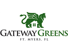 The logo for gateway greens ft . myers , fl