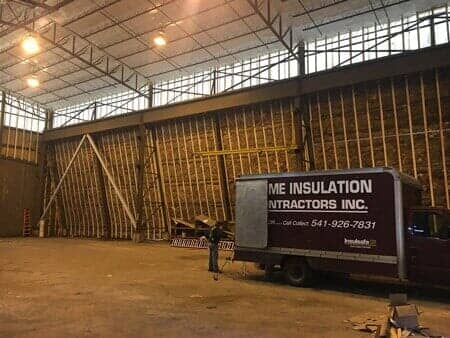 Home Insulation Vehicle Inside the Warehouse — Insulation in Tangent, OR