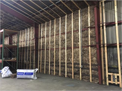 Wall Ready for Spraying Foam Insulation — Insulation in Tangent, OR