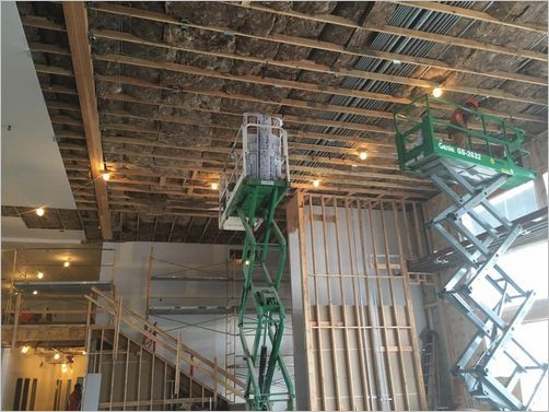 Workers In the Process of Installing Insulation System — Insulation in Tangent, OR