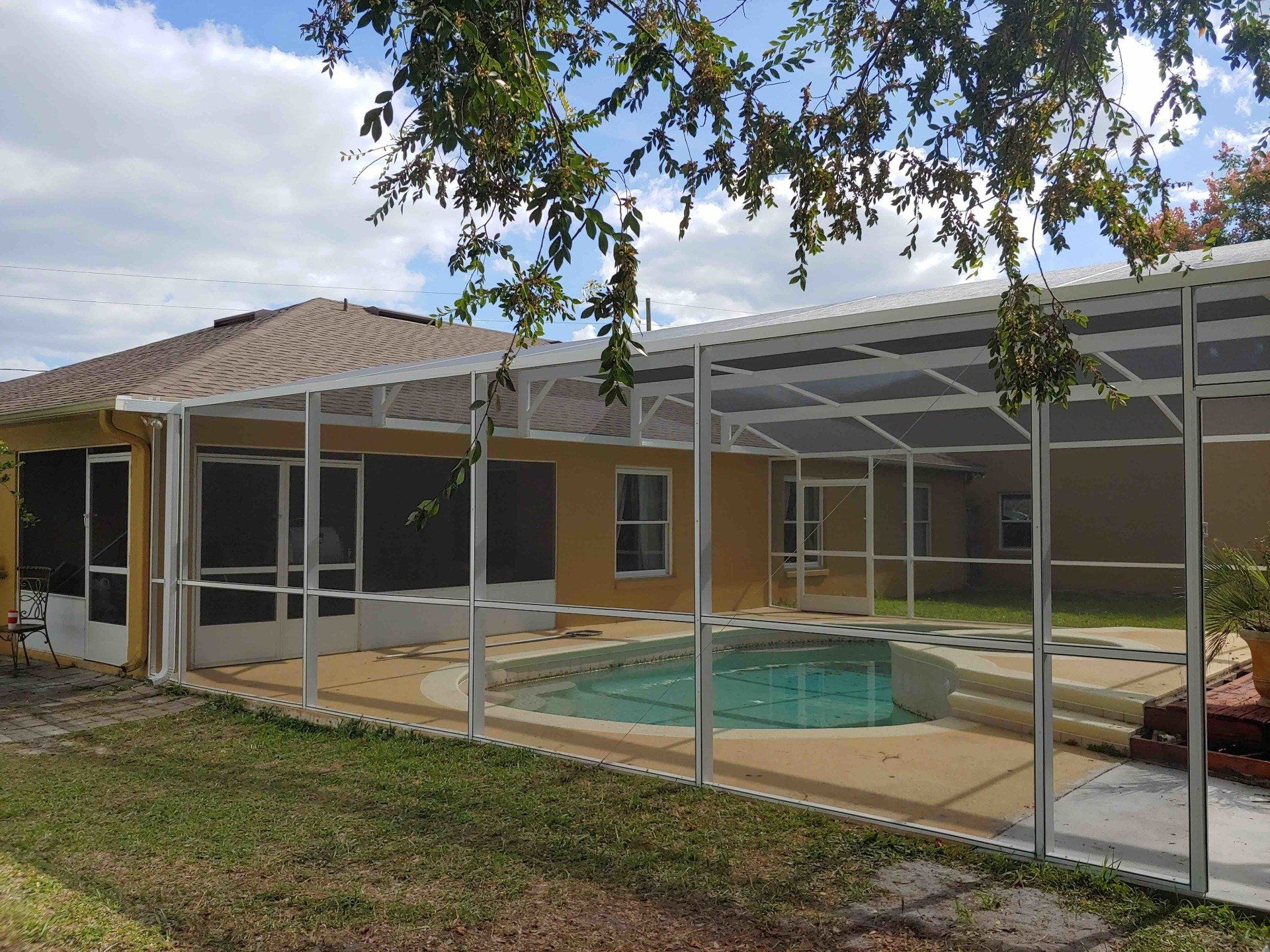 Debary Florida Pool Cage Installation