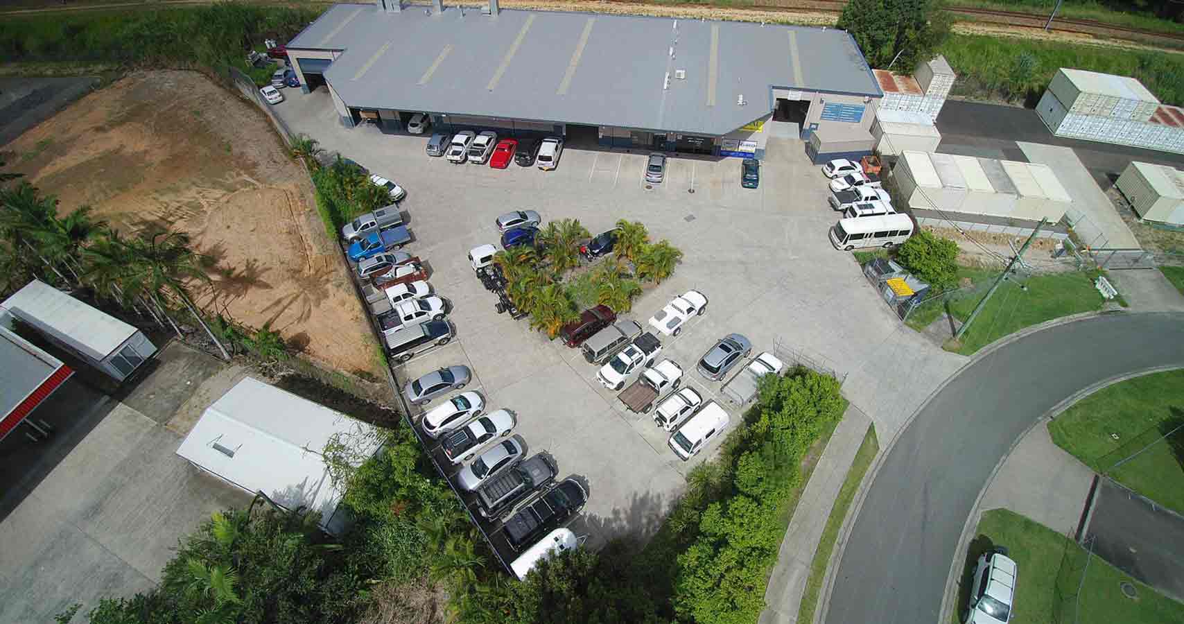 Top View Of Cars — Panel Beater in Nambour, QLD