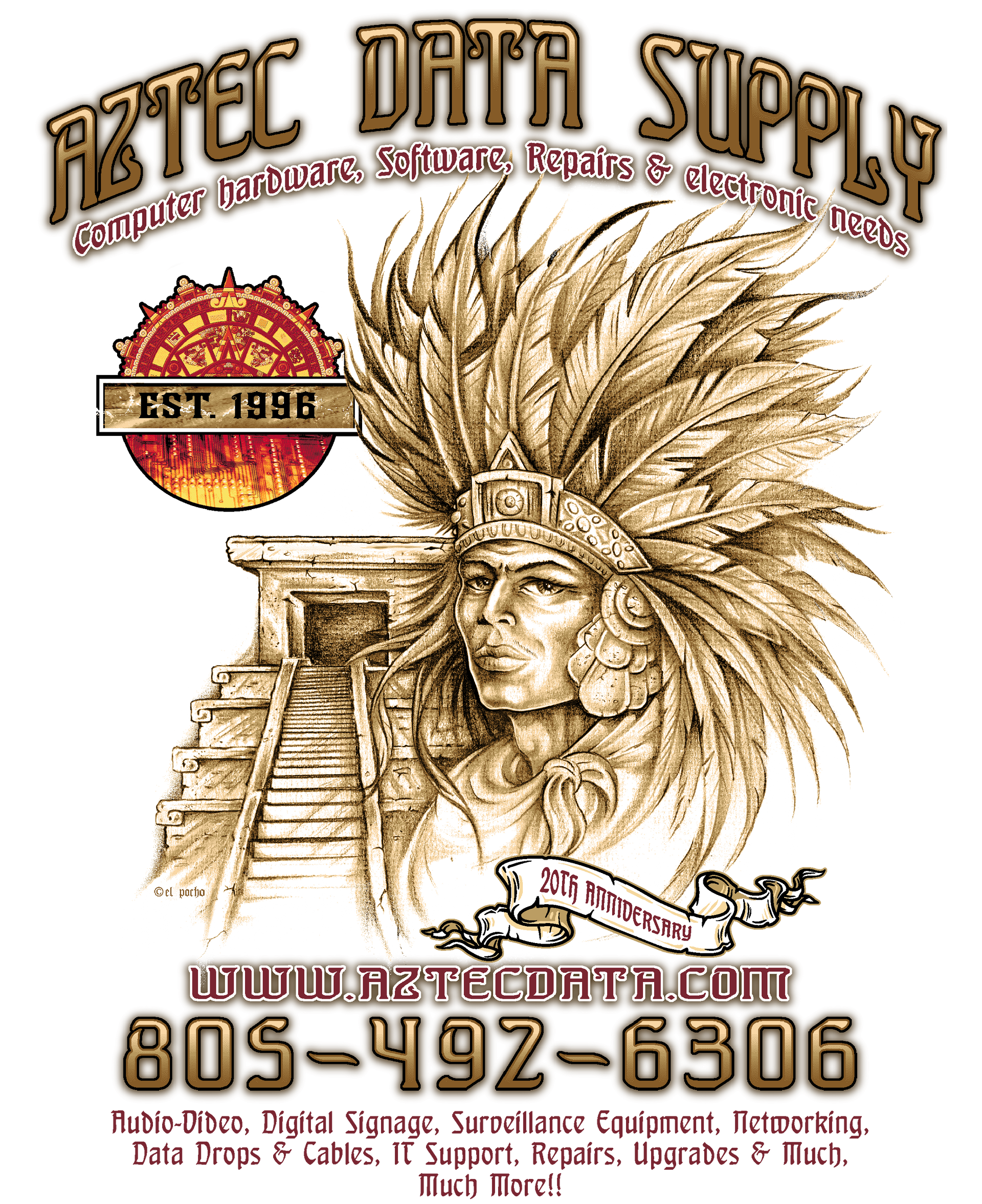 Aztec Data Supply Logo