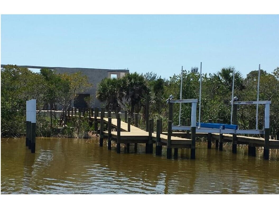 Boardwalk to custom dock