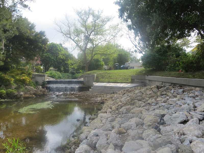 Burmuda Brook Weir After