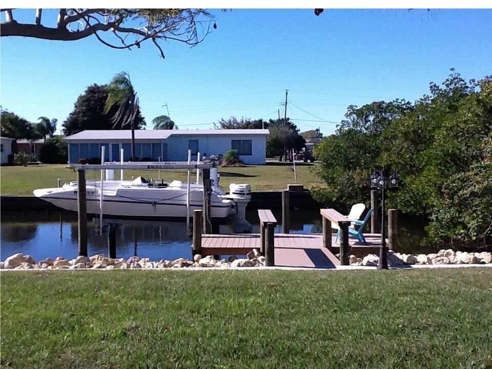 Composite decking with handrail