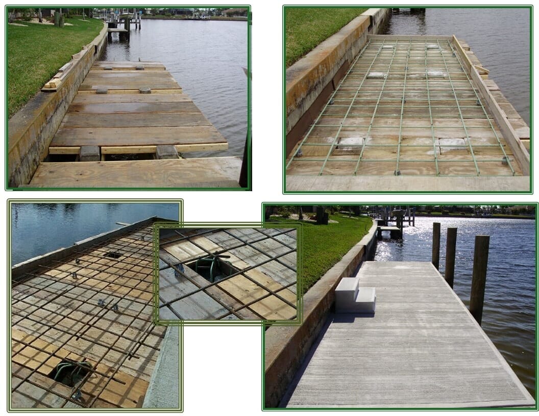 Concrete Dock Construction Step by Step