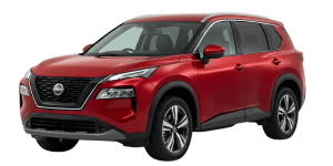 Red Nissan SUV
