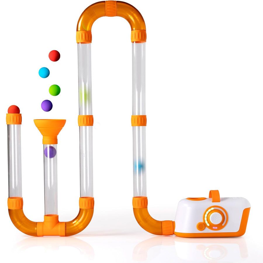 Air Toobz STEM building toys ball machine for toddlers and children with autism spectrum disorder