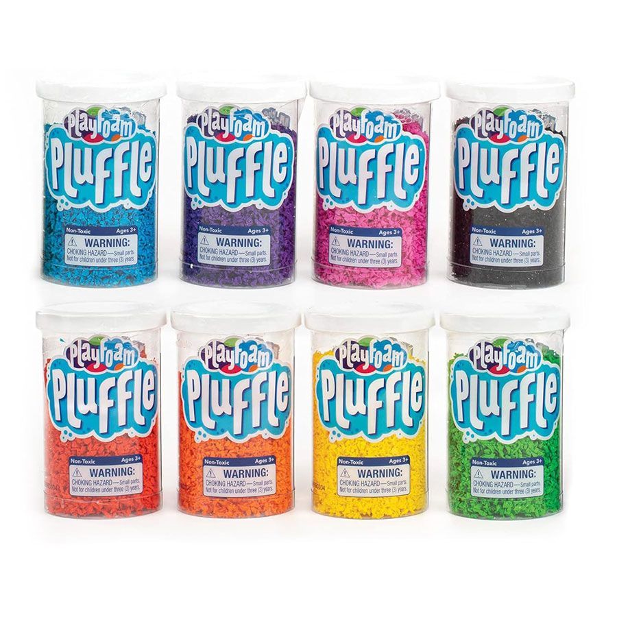 Pluffle Playfoam a great gift alternative for autistic kids who like to play with sand and slime.