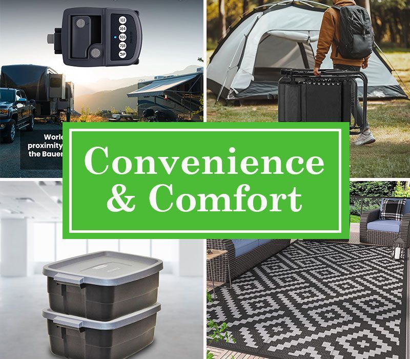 essential convenience and comfort products for new rv trailer camper beginners