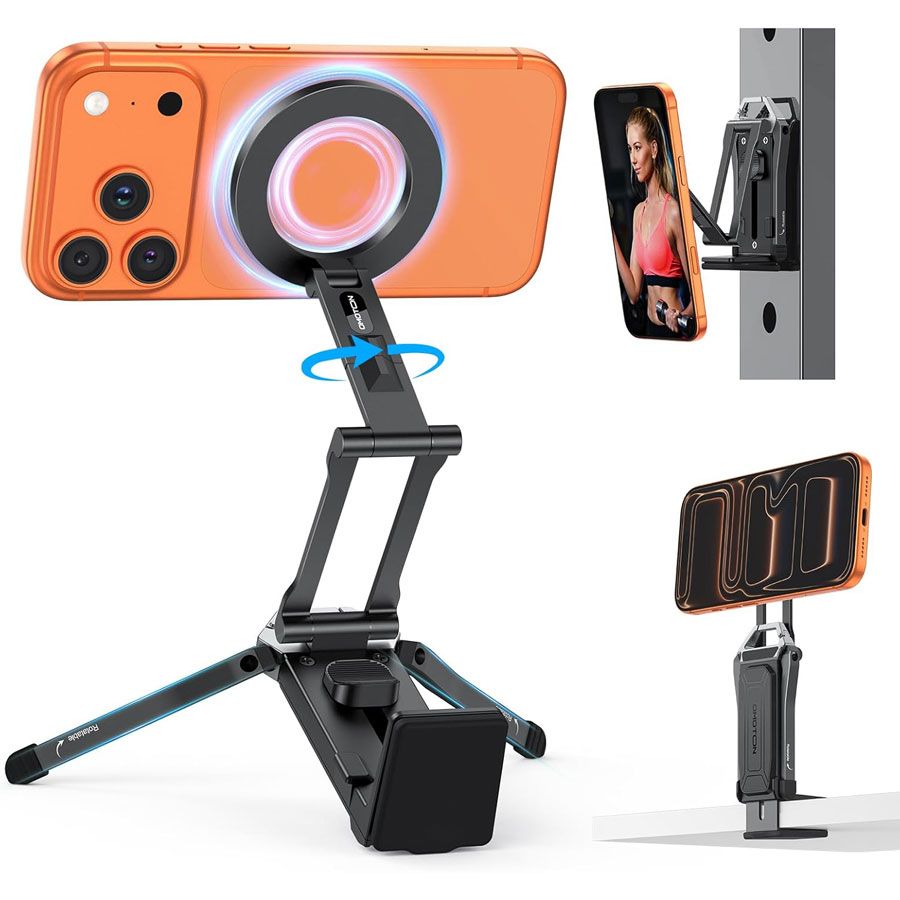 Compact tripod and mount for phones and an essential holiday or birthday gift for couples who love being outdoors, camping, and hiking