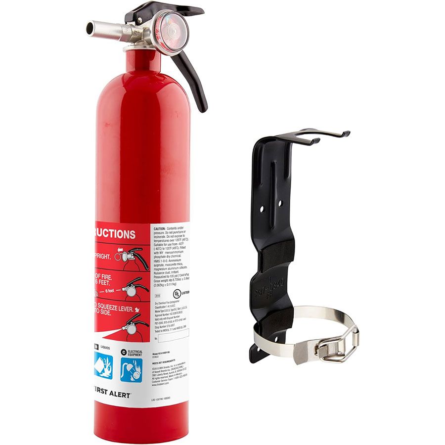 wall mounted rv camping trailer fire extinguisher