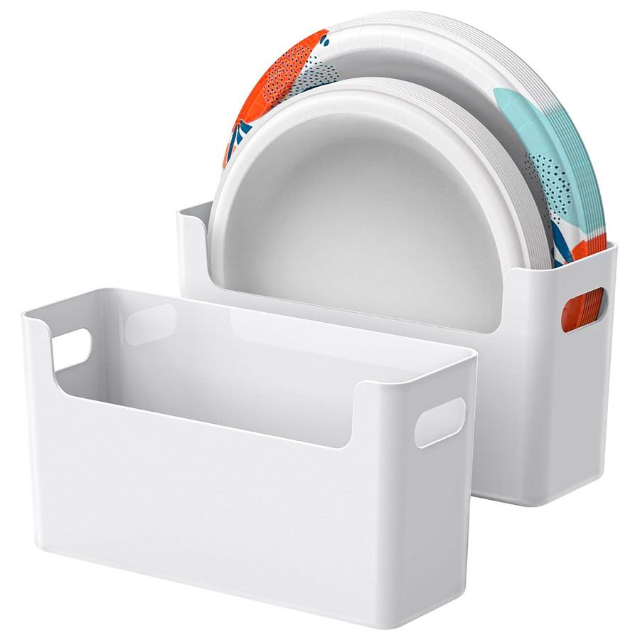 plastic plate holder that is a space saver for rv trailer camper small and tiny kitchens a perfect essential for those new to rv camping beginners