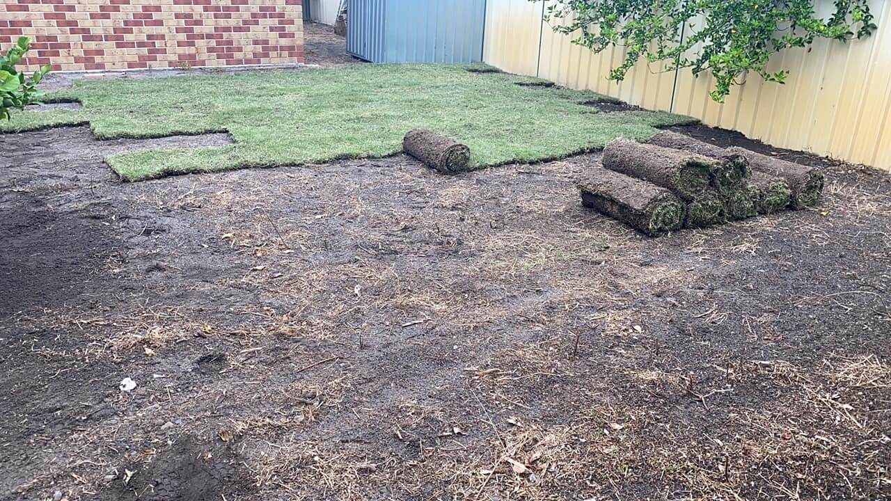 Grass Installation Process — Slashing in Mid North Coast NSW