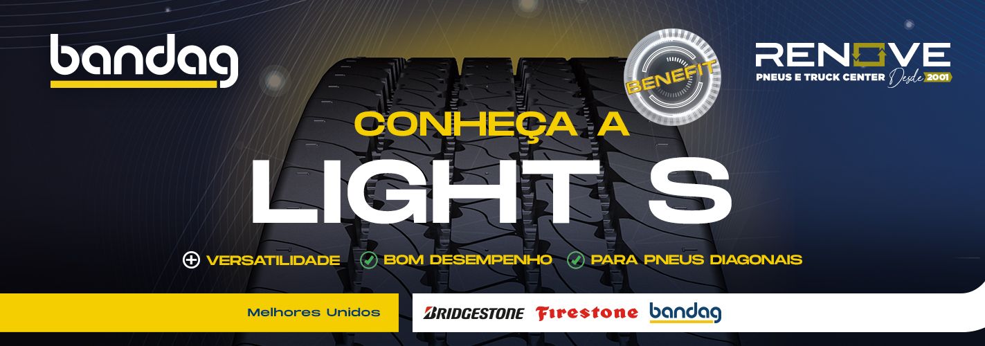 Conheça a Light's da bandag na Renove Pneus