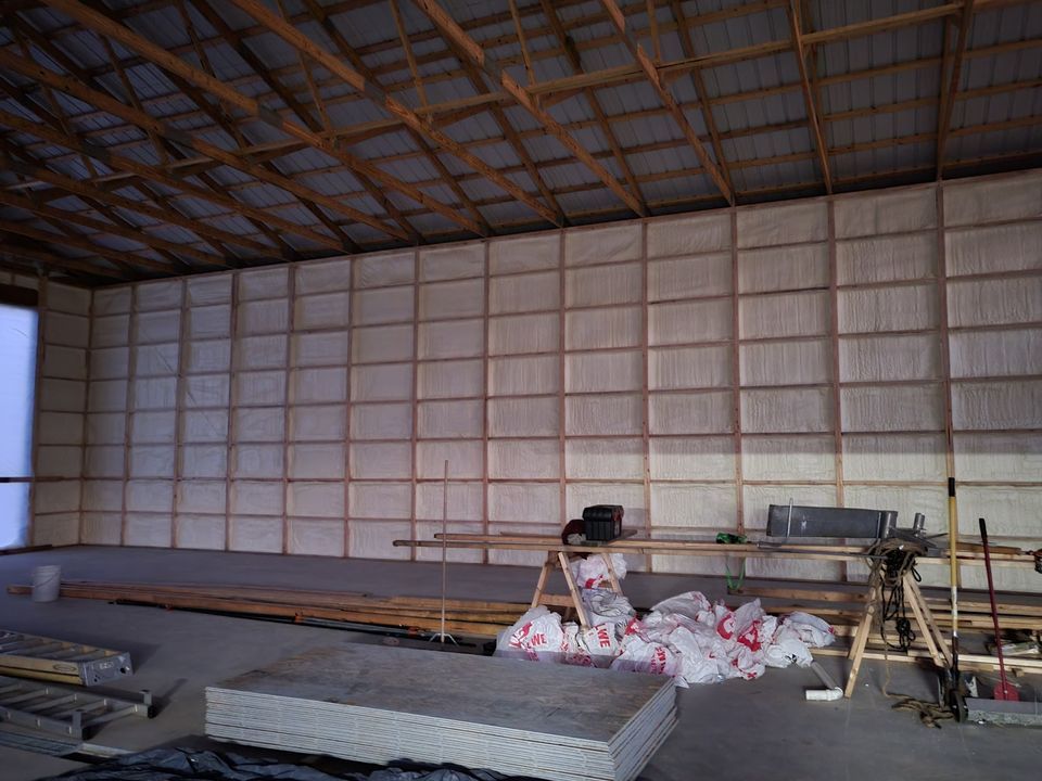 50x80 Shop - Blair, WI - Vosse Coulee Insulation
