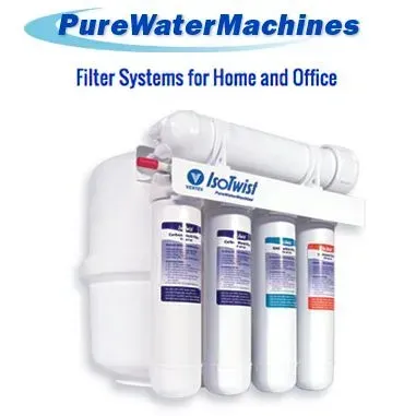 Pure water machines filter systems for home and office