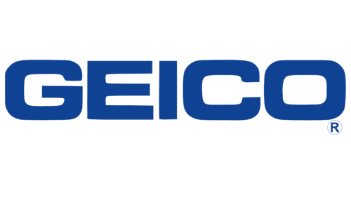 The GEICO logo: blue block letters spelling 