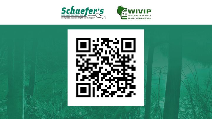 QR Code for Schafer's Service Center in Slinger, WI