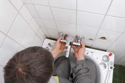 Plumbing replacement services being performed in Milwaukee, WI