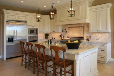 Residential Kitchen Remodeling — Simple Kitchen with Wooden Chairs in Oak Creek, WI