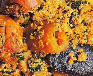 A close up of a plate of food on a table.