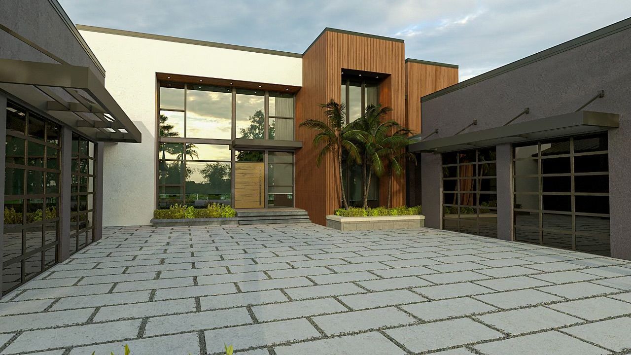 A Modern House - Carmel, IN - Goldberg Design Group