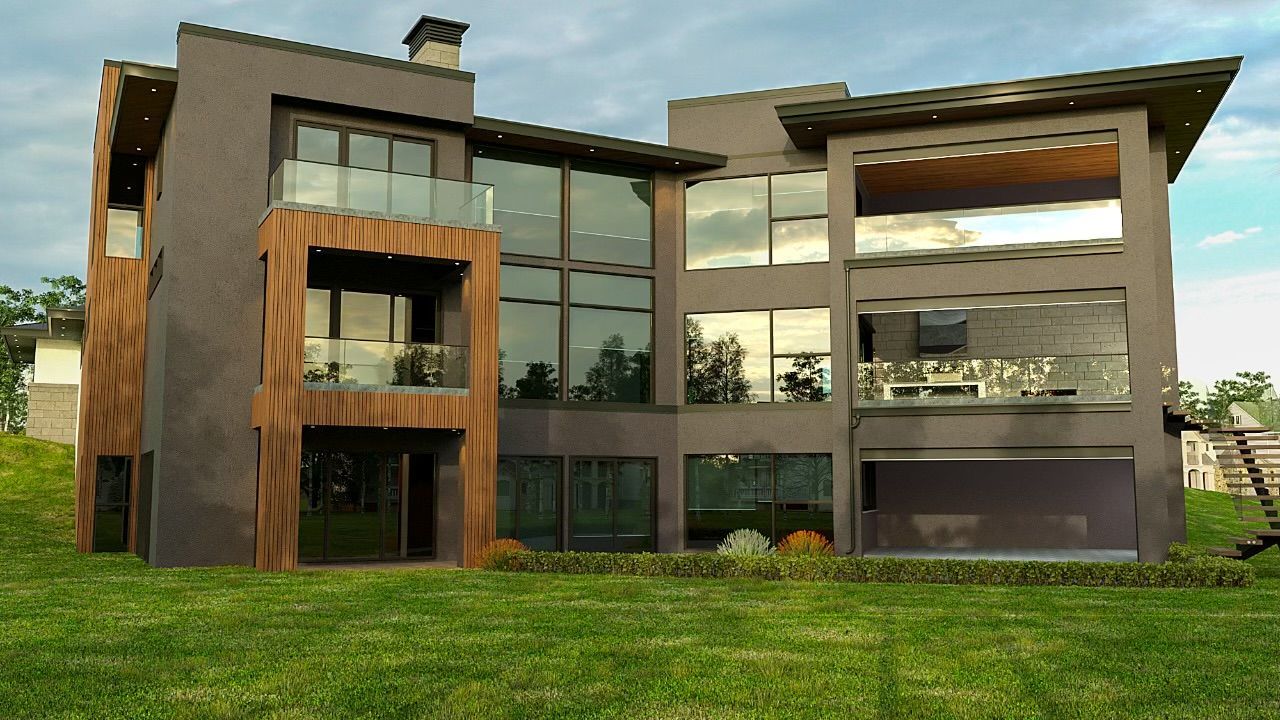 A Large House With A Huge Green Field - Carmel, IN - Goldberg Design Group