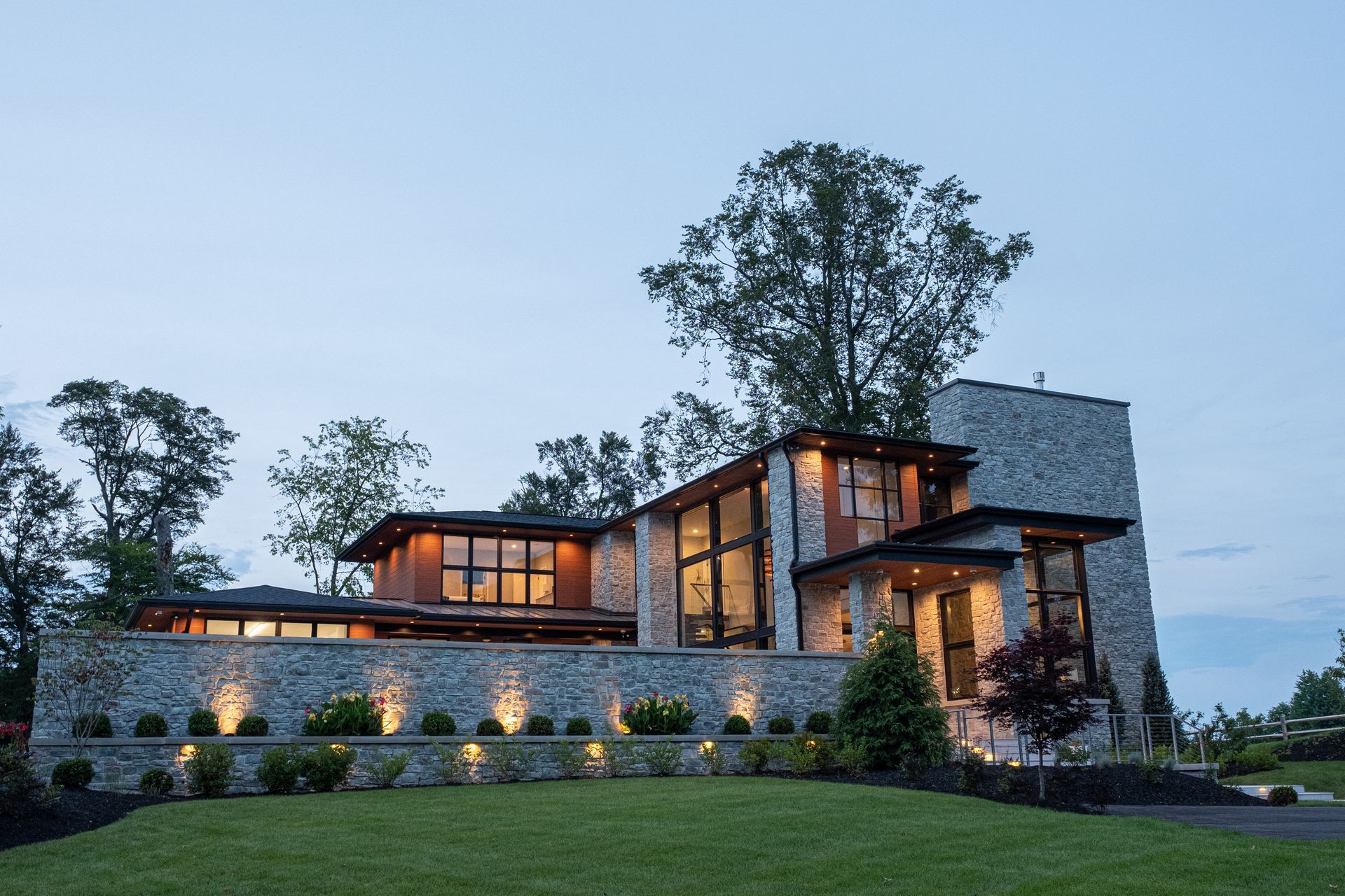 A Large House With A Wide Garden - Carmel, IN - Goldberg Design Group