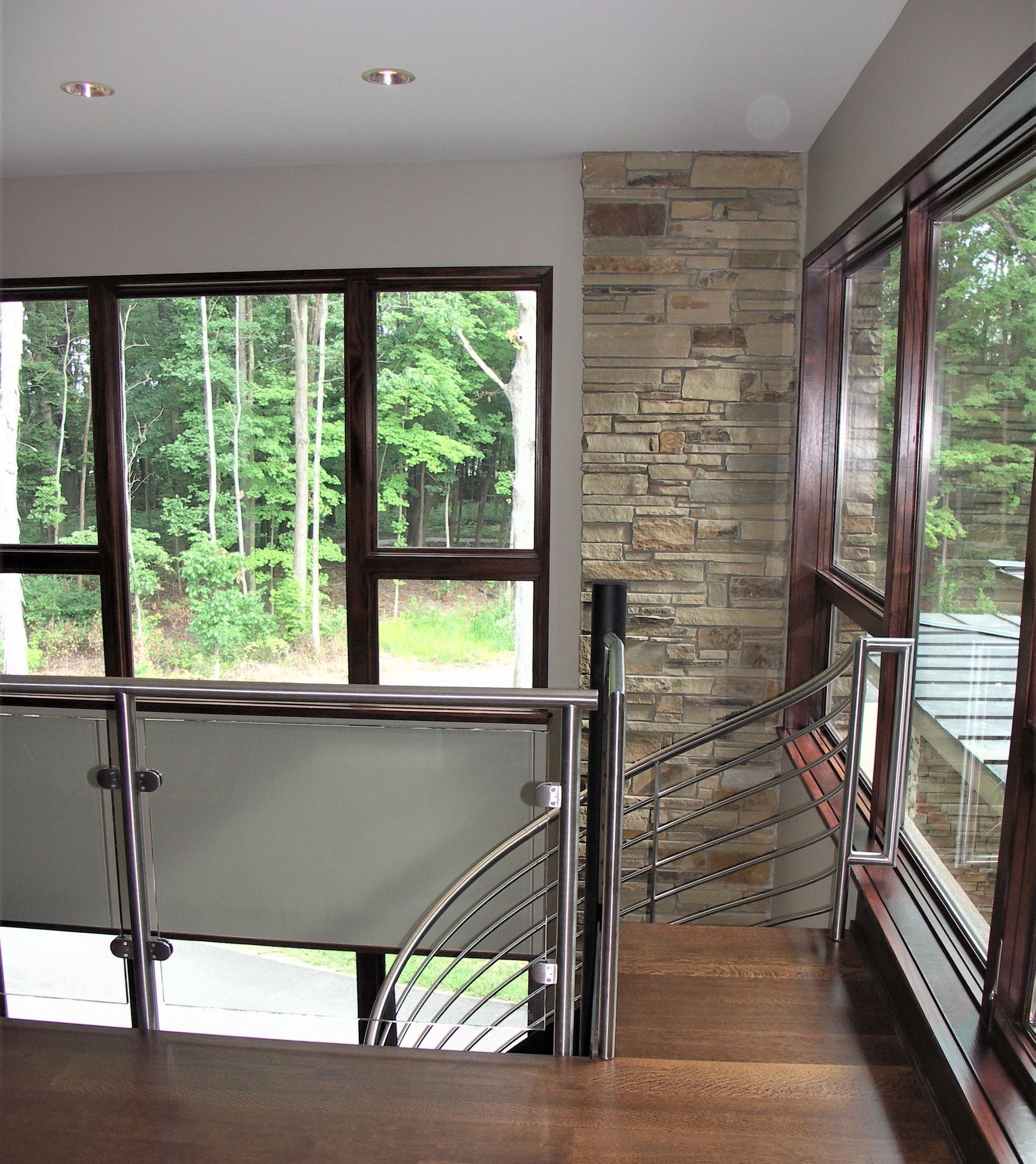 A Room With A Staircase And Lots Of Windows - Carmel, IN - Goldberg Design Group
