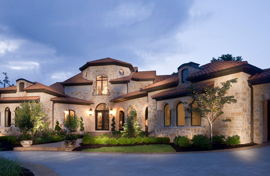 A Large Stone House - Carmel, IN - Goldberg Design Group