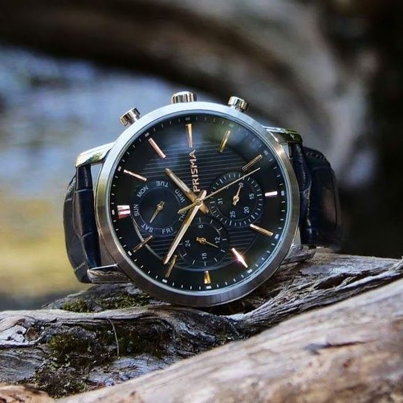 Herenhorloges met leren banden