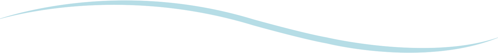 Thin light-blue wave line on a white background near the top edge