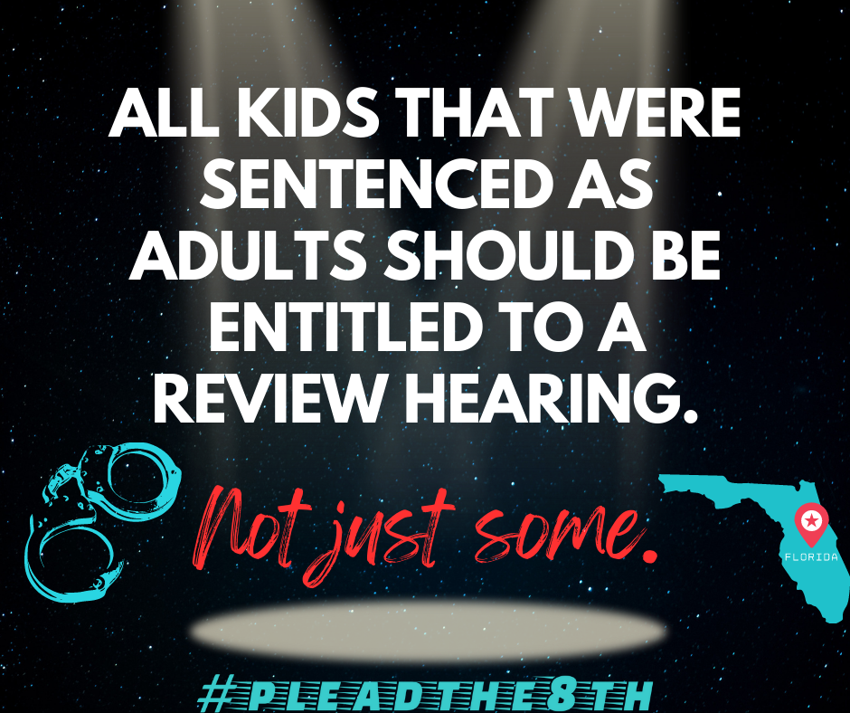 All kids sentenced as adults should be entitled to a review hearing. Not just some.