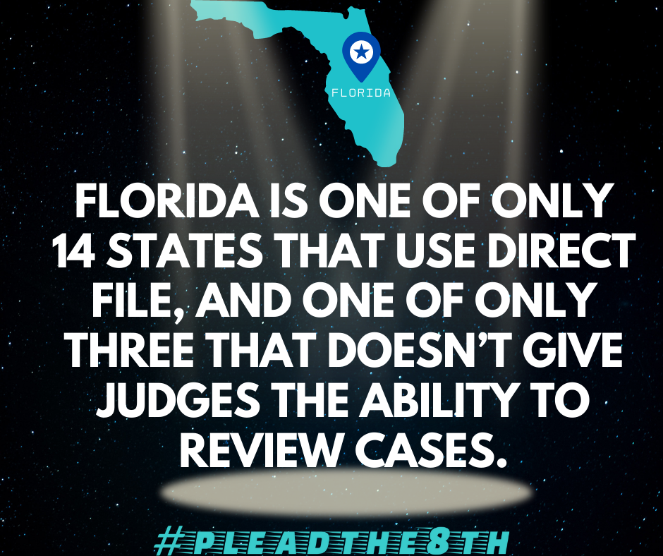 Florida is only 1 of 14 states that use 'direct file' and only one of three that doesn't give the judge the ability to review the case. 