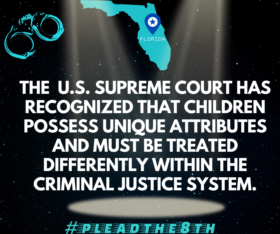 PleadThe8th: The US Supreme court recognizes that children differ from adults and must be treated differently than adults. 