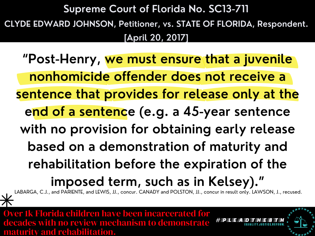 Florida Supreme Court No. SC13-711, Clyde Edward Johnson April 20, 2017