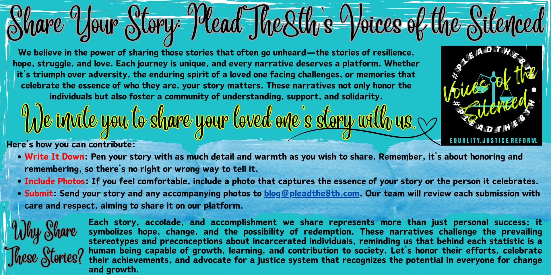 Share Your Story: PleadThe8th's Voices of the Silenced