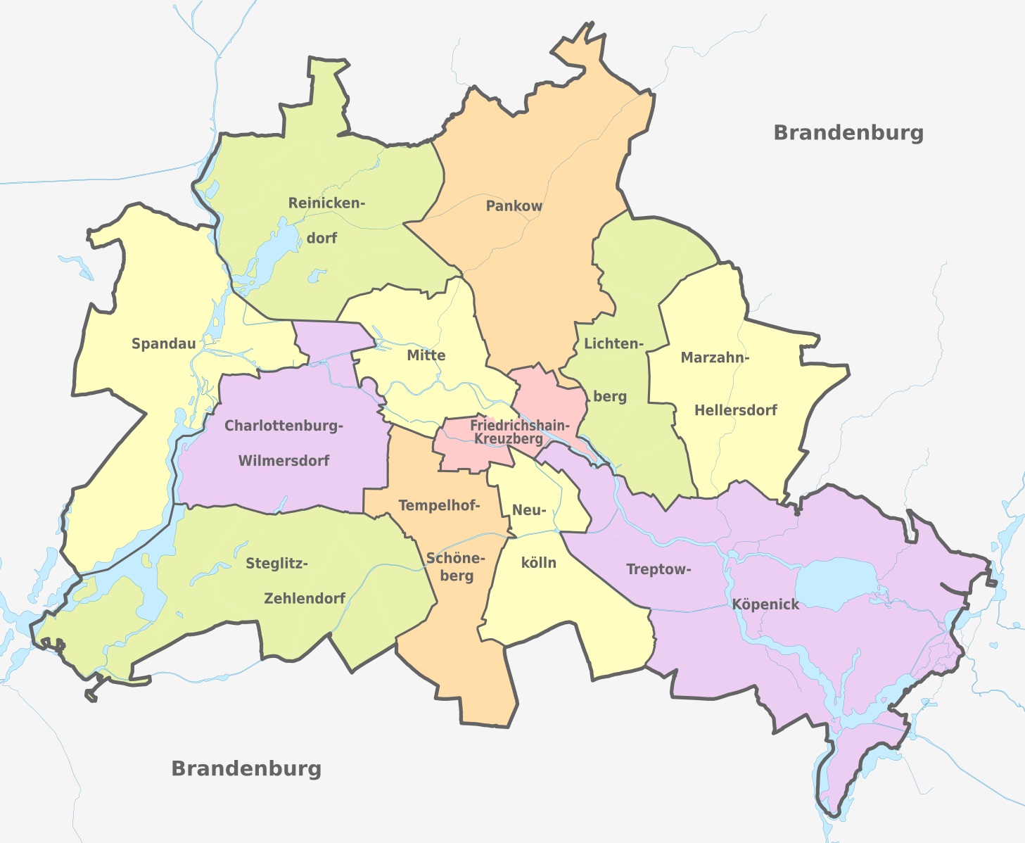 Bild Karte Berlin